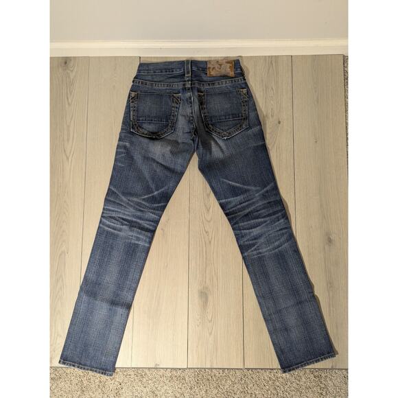 *Rare*True Religion Men's Distressed Geno Slim Fit Straight Jeans , 28x33 - Picture 5 of 13